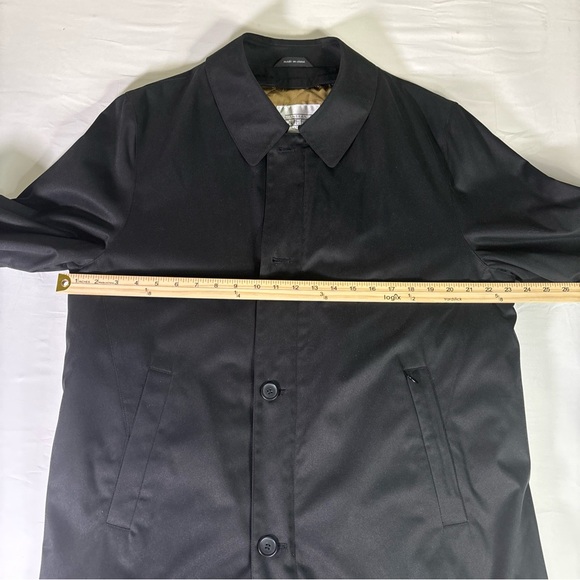 Gianfranco Ruffini Italy Men’s Reg. M Full Zip-Button Lined Over Coat Black. - Picture 3 of 12
